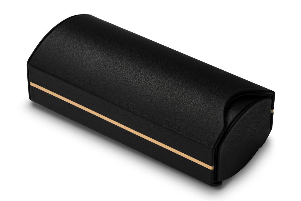 Large Leather Hard Shell Eyewear Case